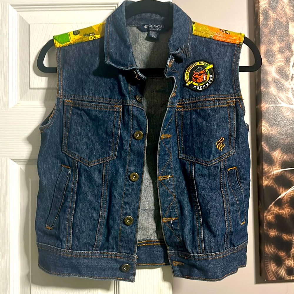 Rocawear kids denim vest (8)